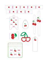 Load image into Gallery viewer, Cherry Grab &amp; Go Collection – Machine Embroidery Designs (10 Designs Included) Digital Download