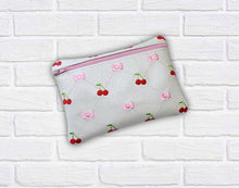 Load image into Gallery viewer, Cherry Quilted ITH Bag (4 sizes available) machine embroidery design DIGITAL DOWNLOAD