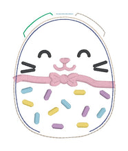 Load image into Gallery viewer, Chocolate Bunny mini stuffie set (4 designs included) machine embroidery designs DIGITAL DOWNLOAD