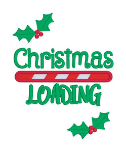 Christmas Loading Candy machine embroidery design (5 sizes included) DIGITAL DOWNLOAD