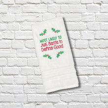 Load image into Gallery viewer, Christmas Quote Set machine embroidery design (7 designs with 4 sizes included) DIGITAL DOWNLOAD