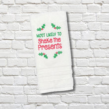Load image into Gallery viewer, Christmas Quote Set machine embroidery design (7 designs with 4 sizes included) DIGITAL DOWNLOAD