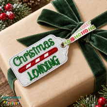 Load image into Gallery viewer, Christmas Loading bag tag --2026 Holiday Bundle-- machine embroidery design DIGITAL DOWNLOAD
