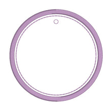 Load image into Gallery viewer, Full appliqué bag tag set (3 designs included) machine embroidery design DIGITAL DOWNLOAD