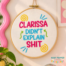 Load image into Gallery viewer, Clarissa machine embroidery design (4 sizes included) DIGITAL DOWNLOAD