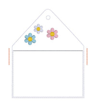 Load image into Gallery viewer, Flower Card Case (2 styles included)--2026 Skil Builder Bundle--machine embroidery design DIGITAL DOWNLOAD