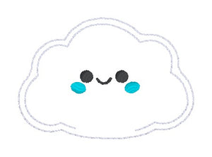 Cloud desk pet machine embroidery design DIGITAL DOWNLOAD