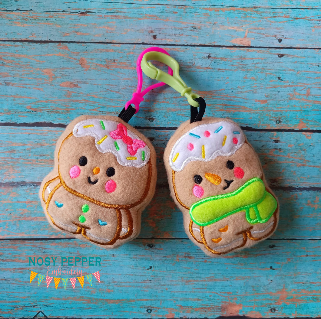Cookie Boy & Girl mini stuffies machine embroidery designs DIGITAL DOWNLOAD