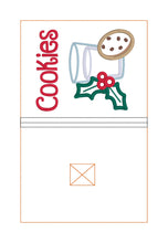 Load image into Gallery viewer, Cookies applique Notebook Cover (2 sizes available) machine embroidery design DIGITAL DOWNLOAD