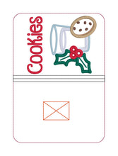 Load image into Gallery viewer, Cookies applique Notebook Cover (2 sizes available) machine embroidery design DIGITAL DOWNLOAD