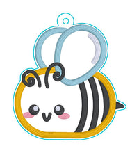 Load image into Gallery viewer, Cute Bee July 24 Mystery Bundle bookmark/ornament/bag tag machine embroidery design DIGITAL DOWNLOAD