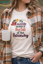 Load image into Gallery viewer, Fall of the Patriarchy (5 sizes and 2 versions included) machine embroidery design DIGITAL DOWNLOAD