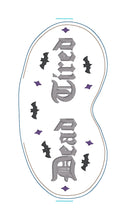 Load image into Gallery viewer, Dead Tired sleep mask --FEB 26 MB--machine embroidery design (2 sizes included) DIGITAL DOWNLOAD