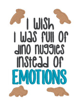 Load image into Gallery viewer, Dino Nuggets machine embroidery design (4 sizes included) DIGITAL DOWNLOAD