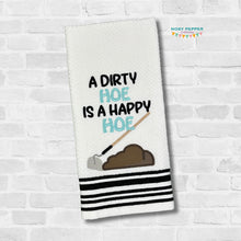 Load image into Gallery viewer, Dirty Hoe Applique Machine Embroidery Design--FEB '26 MB-- | Funny Garden Saying | 4 Sizes Included | Digital Download