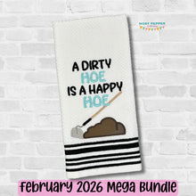 Load image into Gallery viewer, Dirty Hoe Applique Machine Embroidery Design--FEB '26 MB-- | Funny Garden Saying | 4 Sizes Included | Digital Download