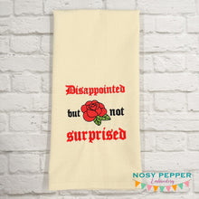 Load image into Gallery viewer, Disappointed machine embroidery design (4 sizes included) DIGITAL DOWNLOAD