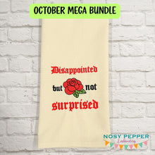 Load image into Gallery viewer, Disappointed machine embroidery design (4 sizes included) DIGITAL DOWNLOAD