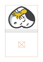 Load image into Gallery viewer, Dog Besties notebook cover (2 sizes available) machine embroidery design DIGITAL DOWNLOAD