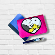 Load image into Gallery viewer, Dog Besties notebook cover (2 sizes available) machine embroidery design DIGITAL DOWNLOAD
