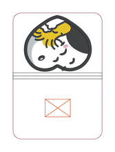Load image into Gallery viewer, Dog Besties notebook cover (2 sizes available) machine embroidery design DIGITAL DOWNLOAD