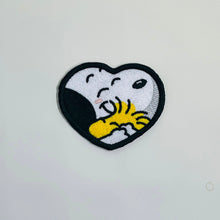 Load image into Gallery viewer, Dog Besties patch (2 sizes included) machine embroidery design DIGITAL DOWNLOAD