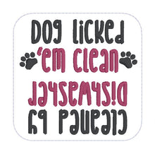 Load image into Gallery viewer, Dog Clean Dirty ITH Sign 4x4 Hoop July &#39;25 Mystery Bundle machine embroidery design DIGITAL DOWNLOAD