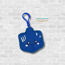 Load image into Gallery viewer, Dreidel mini stuffie machine embroidery design DIGITAL DOWNLOAD