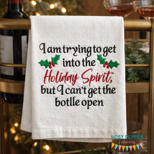 Load image into Gallery viewer, Holiday Spirit machine embroidery design 4 sizes included DIGITAL DOWNLOAD