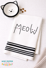 Load image into Gallery viewer, Meow machine embroidery design (5 sizes included) DIGITAL DOWNLOAD