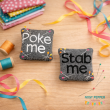 Load image into Gallery viewer, Pin Cushion set (2 designs included) —AUG 25 MB—machine embroidery design DIGITAL DOWNLOAD
