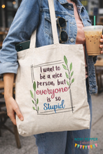 Load image into Gallery viewer, Everyone is so stupid machine embroidery design (4 sizes included) DIGITAL DOWNLOAD