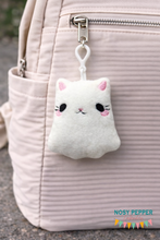 Load image into Gallery viewer, Cat Ghost mini stuffie July '24 Patreon Bundle machine embroidery design DIGITAL DOWNLOAD