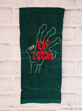 Load image into Gallery viewer, Eat Local machine embroidery design (5 sizes included)-AUGUST 26 MB- DIGITAL DOWNLOAD