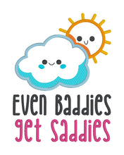 Load image into Gallery viewer, Even Baddies applique machine embroidery design (4 sizes included) DIGITAL DOWNLOAD