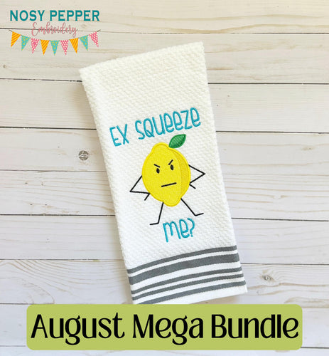 ExSqueeze Me machine embroidery design (5 sizes included) DIGITAL DOWNLOAD