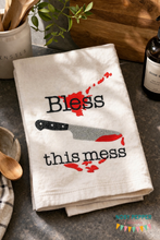 Load image into Gallery viewer, Bless this mess sketchy machine embroidery design 5 sizes included DIGITAL DOWNLOAD