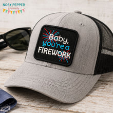 Load image into Gallery viewer, Firework patch (2 sizes included) machine embroidery design DIGITAL DOWNLOAD