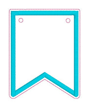 Load image into Gallery viewer, Flag Applique Bunting machine embroidery design DIGITAL DOWNLOAD