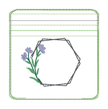Load image into Gallery viewer, Floral Monogram ITH Bag (5 sizes available) 2026 Skill Builder Bundle machine embroidery design DIGITAL DOWNLOAD