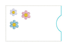 Load image into Gallery viewer, Flower Card Case (2 styles included)--2026 Skil Builder Bundle--machine embroidery design DIGITAL DOWNLOAD