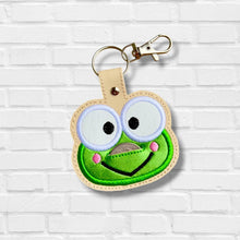 Load image into Gallery viewer, Frog Friend quarter keeper machine embroidery file DIGITAL DOWNLOAD