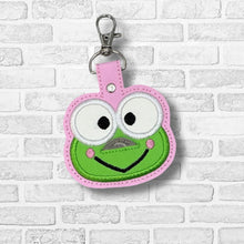 Load image into Gallery viewer, Frog Friend quarter keeper machine embroidery file DIGITAL DOWNLOAD