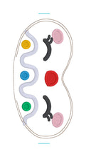 Load image into Gallery viewer, Fruitcake Sleep Mask machine embroidery design (2 sizes included) DIGITAL DOWNLOAD