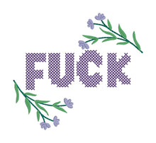 Load image into Gallery viewer, F@ck Cross-Stitch machine embroidery design Fall 25 Mature Mystery Bundle (5 sizes included) DIGITAL DOWNLOAD