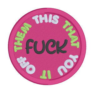 F it all patch 2025 Mystery Patch Bundle (2 sizes included) machine embroidery design DIGITAL DOWNLOAD