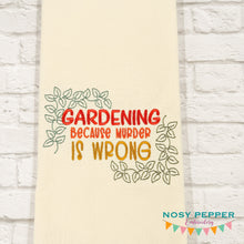 Load image into Gallery viewer, Gardening Embroidery Design – Plant Lover Theme – 4 Sizes Included – Digital Download