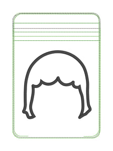 Gene applique ITH Bag 4 sizes available machine embroidery design DIGITAL DOWNLOAD