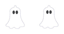 Load image into Gallery viewer, Ghost ITH earrings --2026 Spooky Bundle-- machine embroidery design DIGITAL DOWNLOAD