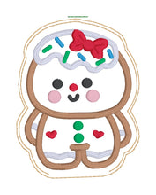 Load image into Gallery viewer, Cookie Boy &amp; Girl mini stuffies machine embroidery designs DIGITAL DOWNLOAD